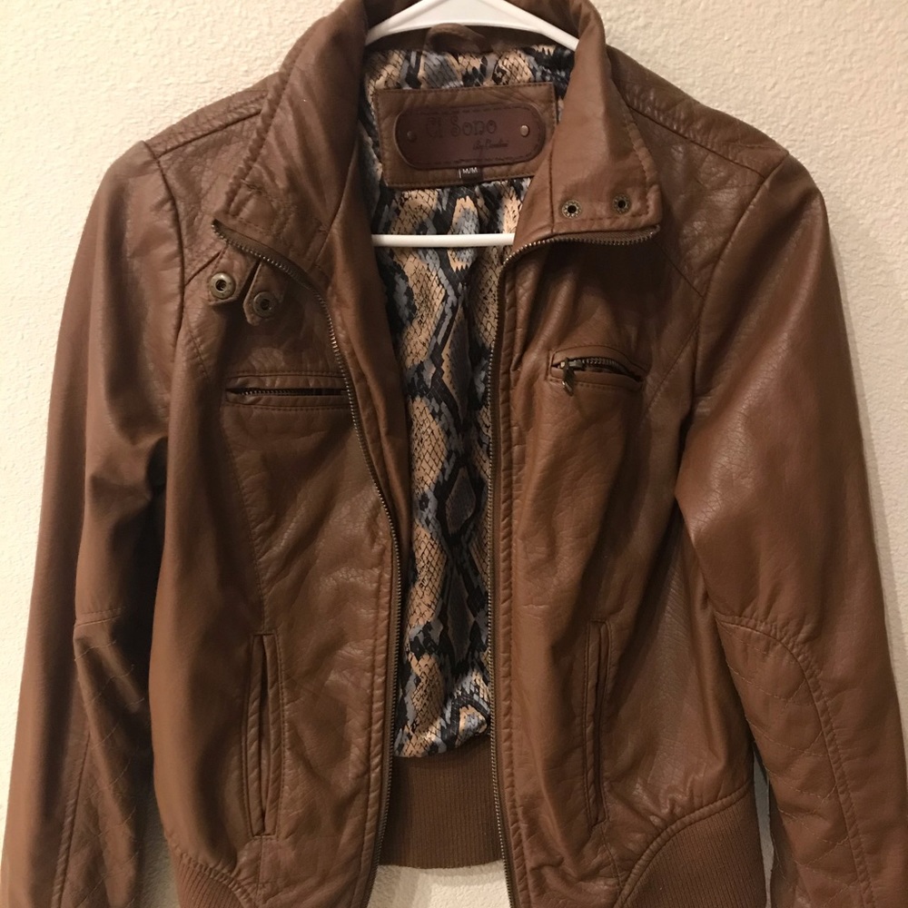 Ci Sono Leather Jacket